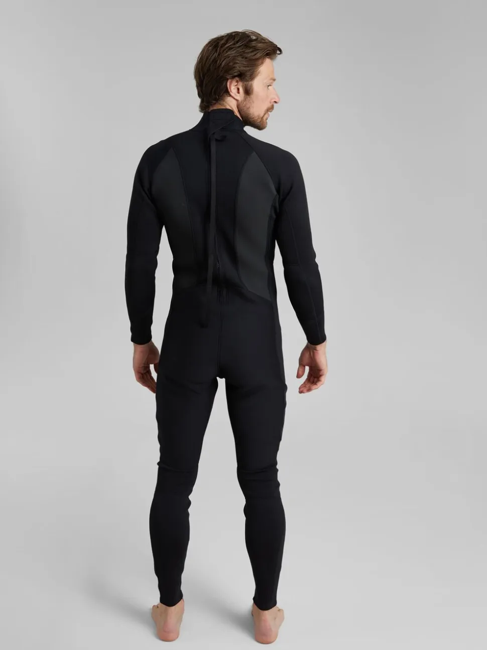 Zwart - Mountain Warehouse lang neopreen wetsuit voor heren
