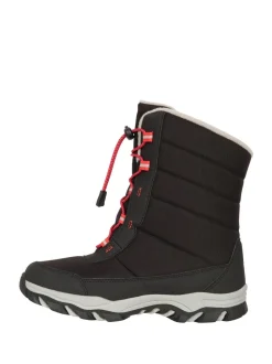Zwart - Mountain Warehouse Ohio Jeugd adaptieve sneeuwlaarzen