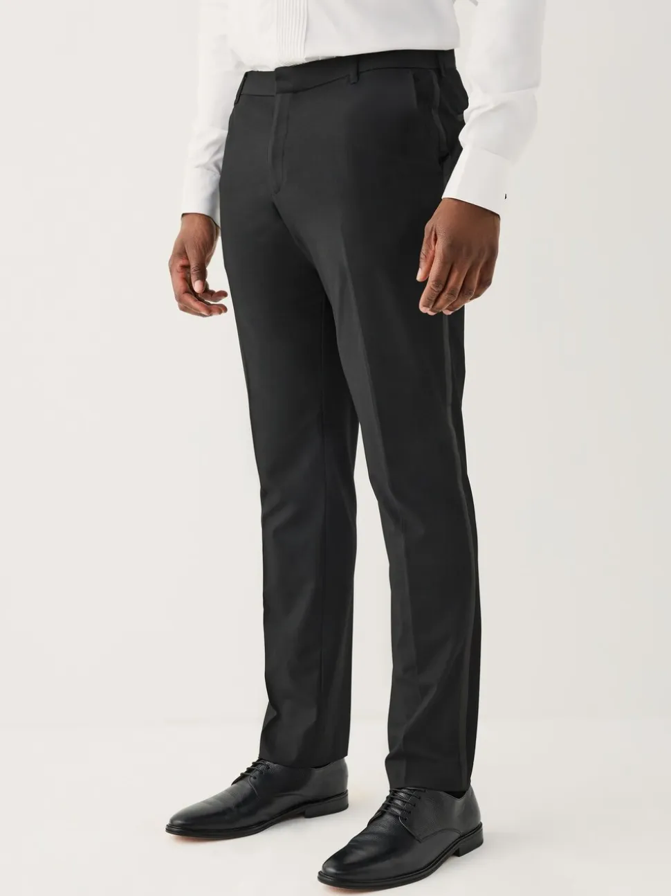 Zwart - Muscle Fit Motionflex Stretch Tuxedo Suit Trousers