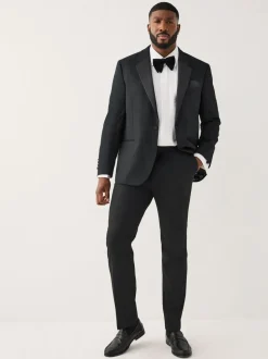 Zwart - Muscle Fit Motionflex Stretch Tuxedo Suit Trousers