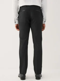 Zwart - Muscle Fit Motionflex Stretch Tuxedo Suit Trousers