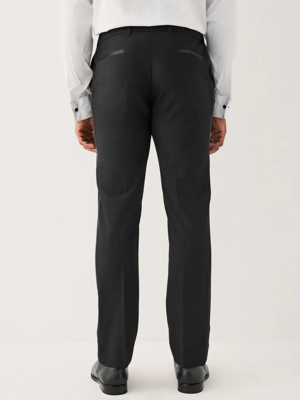 Zwart - Muscle Fit Motionflex Stretch Tuxedo Suit Trousers