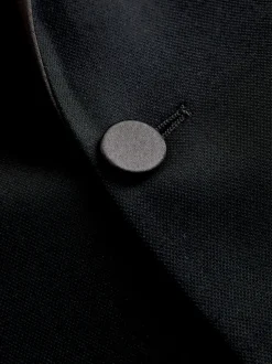 Zwart - Muscle Fit Motionflex Stretch Tuxedo Suit Jacket