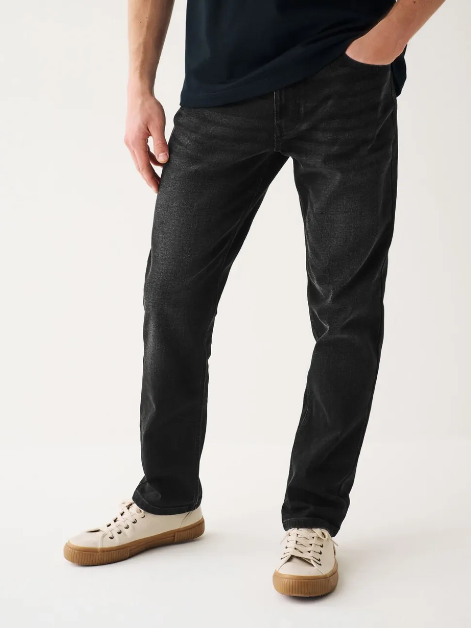 Zwart - Musthave stretchjeans
