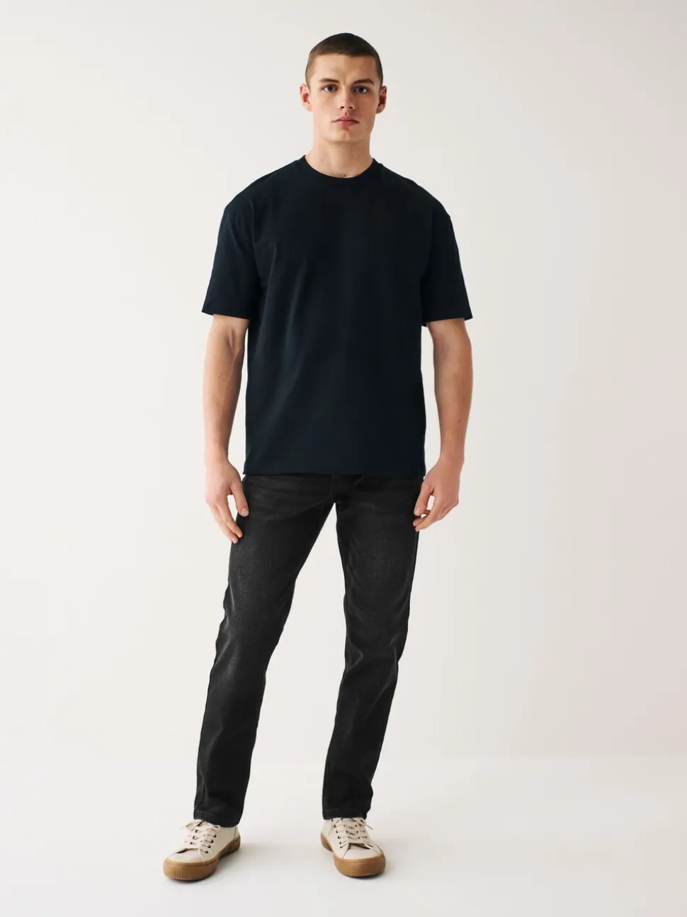 Zwart - Musthave stretchjeans