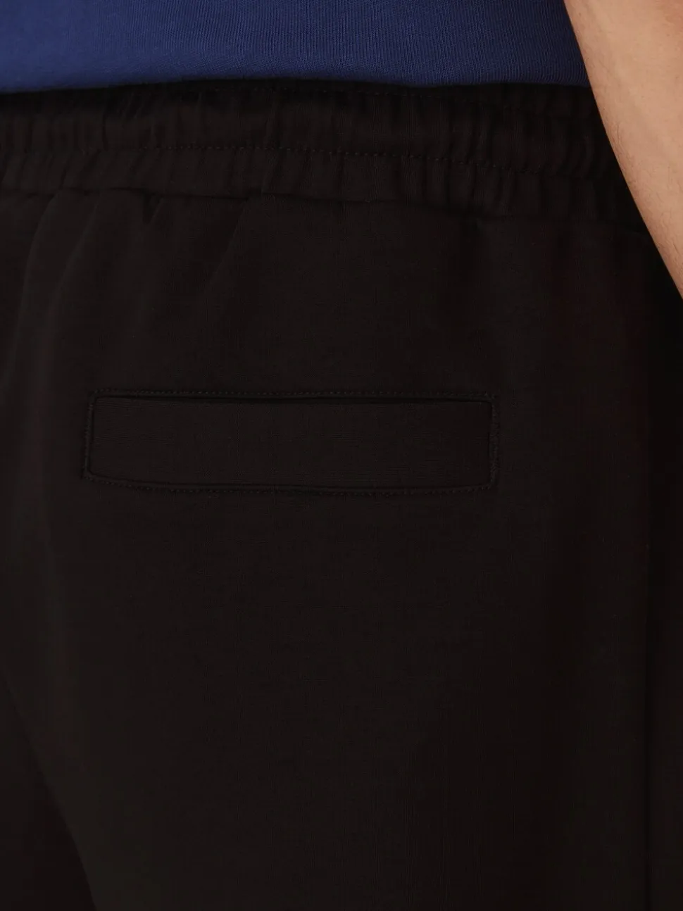 Zwart - N. Premium Soft Touch Scuba Slim Fit Open Joggers