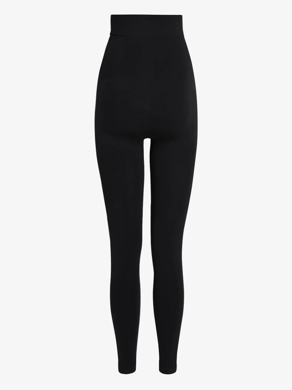 Zwart - Naadloze vormgevende legging met buikcorrectie