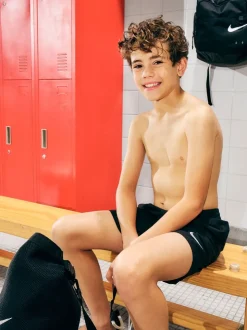Zwart - Nike - Volley zwemshort van 4 inch
