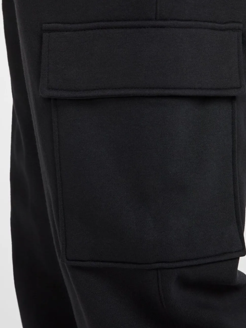 Zwart - Nike Club cargojoggingbroek van fleece