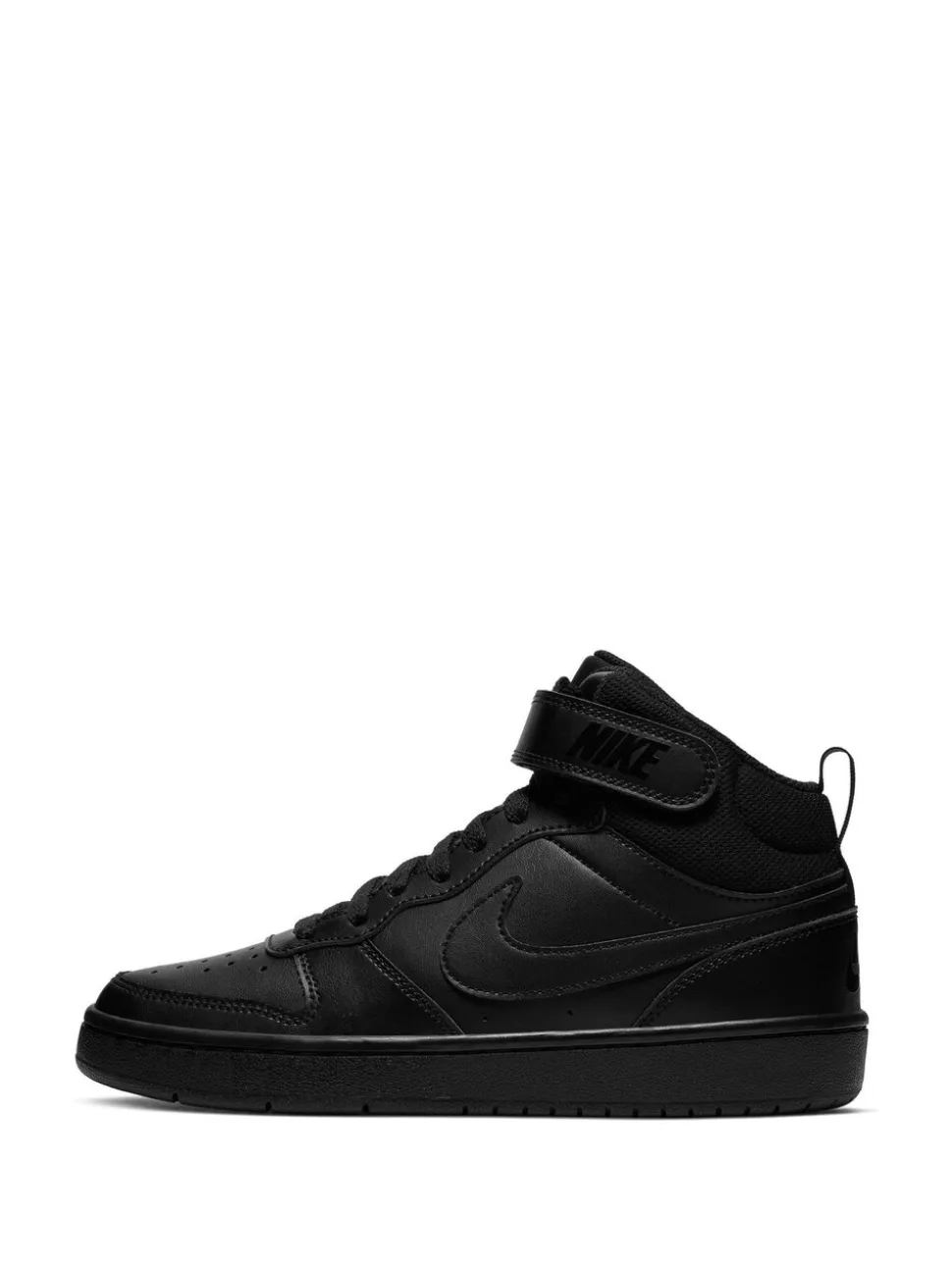 Zwart - Nike Court Borough Mid sneakers voor jeugd