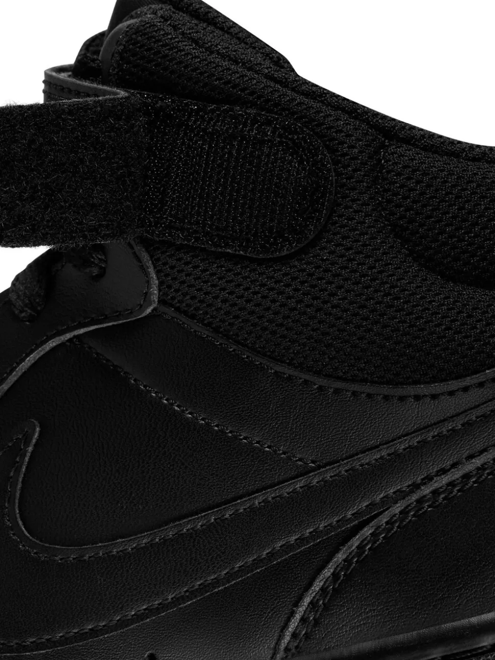 Zwart - Nike Court Borough Mid sneakers voor jeugd