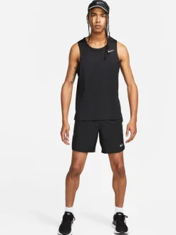Zwart - Nike Dri-FIT Miler hardloopvesttop