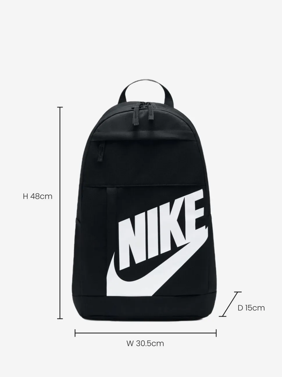 Zwart - Nike Elemental rugzak (21L)
