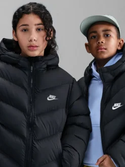Zwart - Nike gewatteerd jack