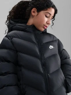 Zwart - Nike gewatteerd jack