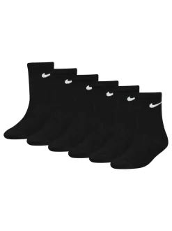 Zwart - Nike Little Kids sportsokken, set van 6