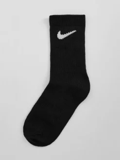 Zwart - Nike Little Kids sportsokken, set van 6