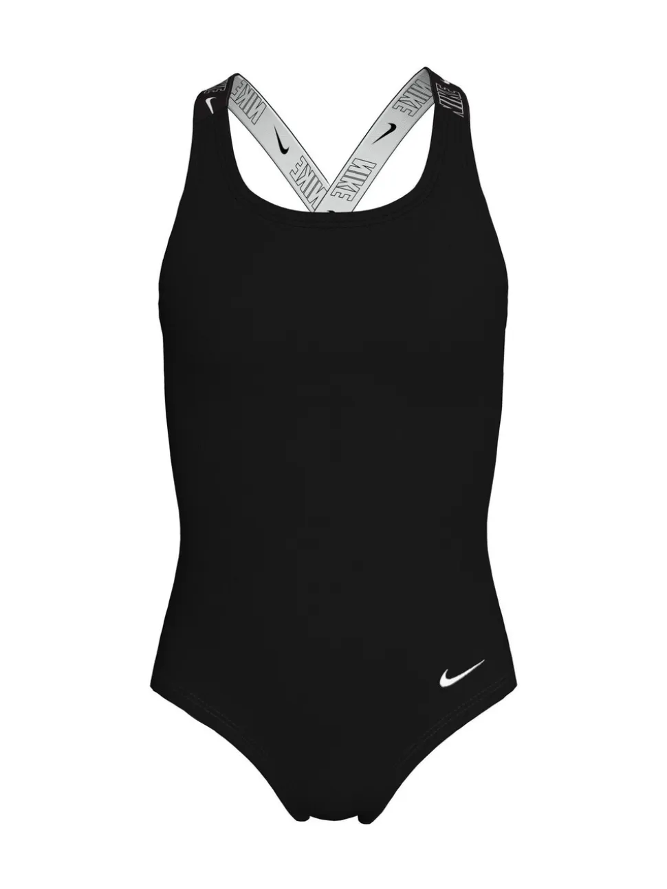 Zwart - Nike Logo Tape Crossback Zwempak 1 Stuk