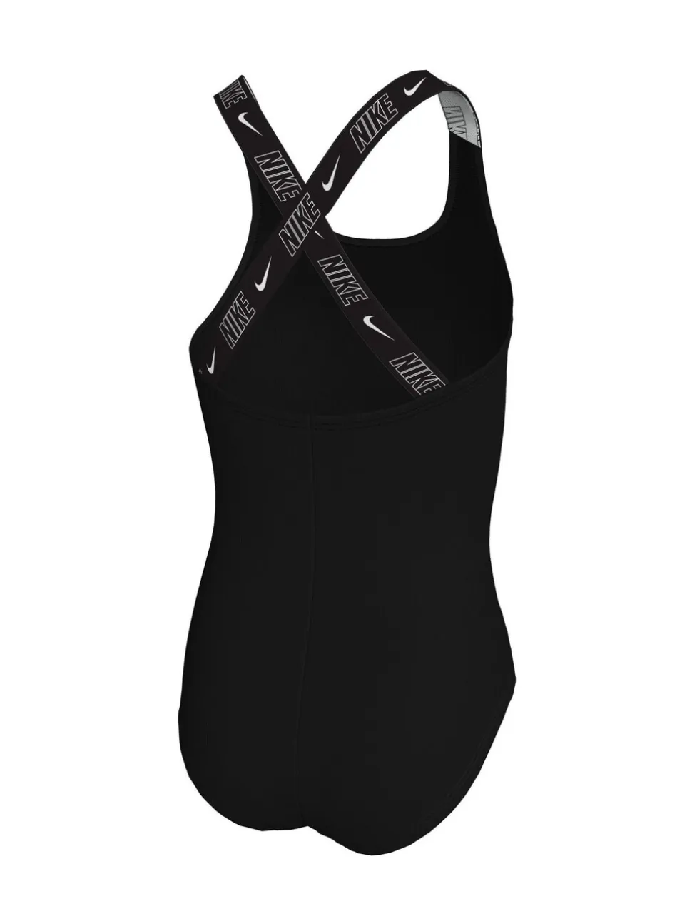 Zwart - Nike Logo Tape Crossback Zwempak 1 Stuk