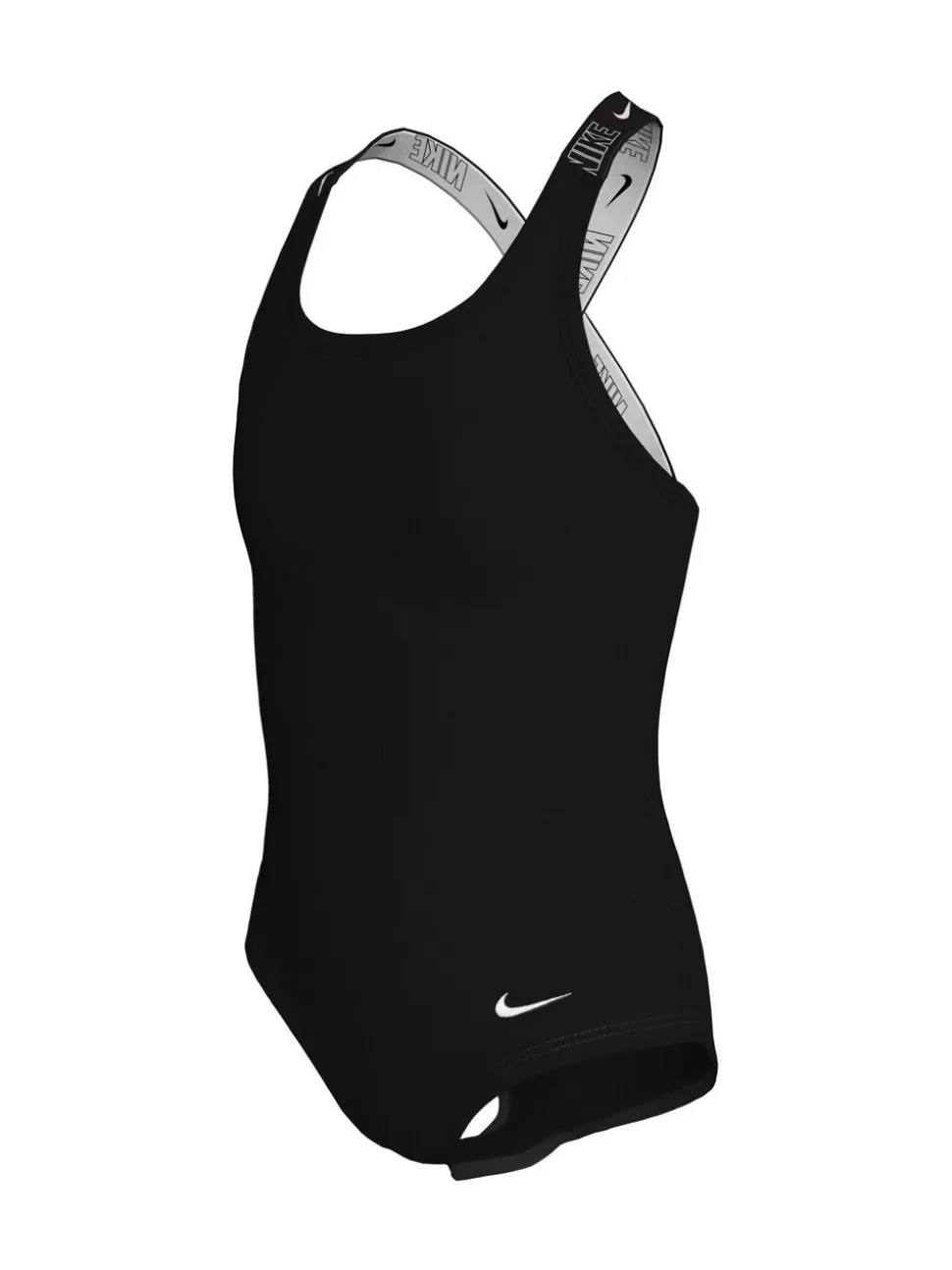 Zwart - Nike Logo Tape Crossback Zwempak 1 Stuk