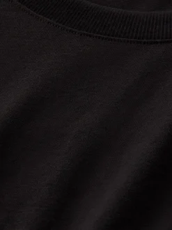 Zwart - Nike One Relaxed Dri-FIT top met lange mouwen