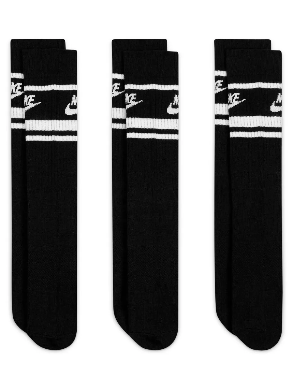 Zwart - Nike sportkleding Everyday must-have sportsokken set van 3