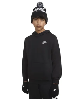 Zwart - Nike Swoosh Pom Beanie and Glove Set