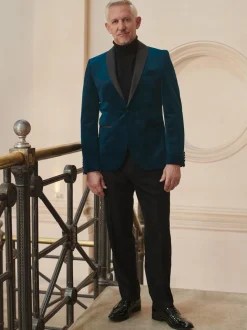Zwart - Normale Pasvorm - Adjustable Tuxedo Trousers With Wool