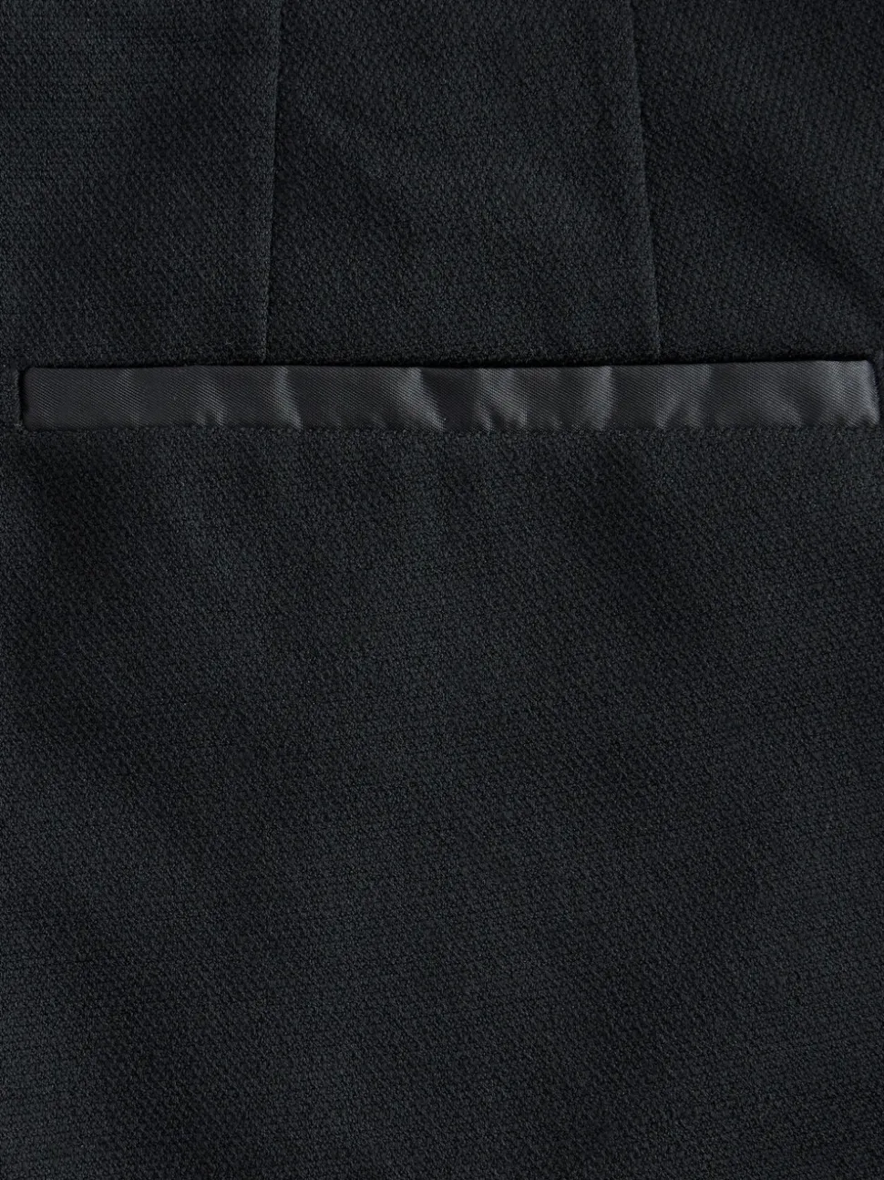 Zwart - Normale Pasvorm - Adjustable Tuxedo Trousers With Wool
