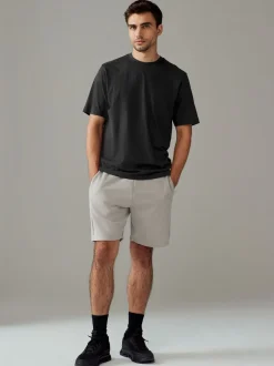 Zwart - Normale Pasvorm - Essential katoenen T-shirts verpakking van 6
