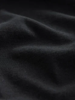 Zwart - Normale Pasvorm - Essential katoenen T-shirts verpakking van 6