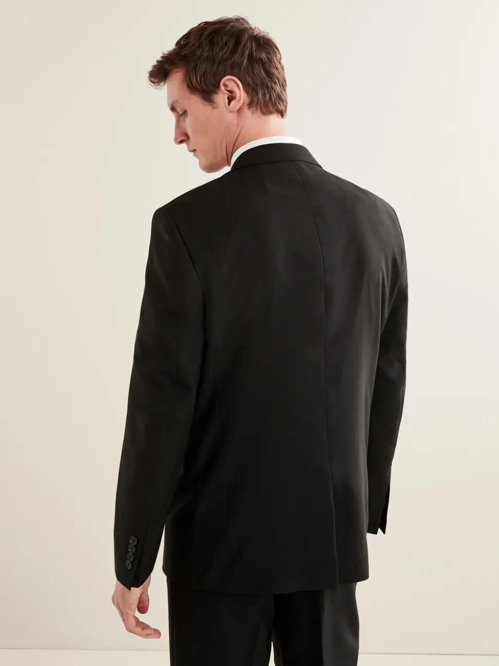 Zwart - Normale Pasvorm - Must-have kostuum: colbert