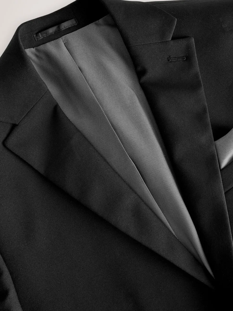 Zwart - Normale Pasvorm - Must-have kostuum: colbert