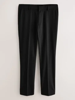 Zwart - Normale Pasvorm - Pantalon in smokingstijl
