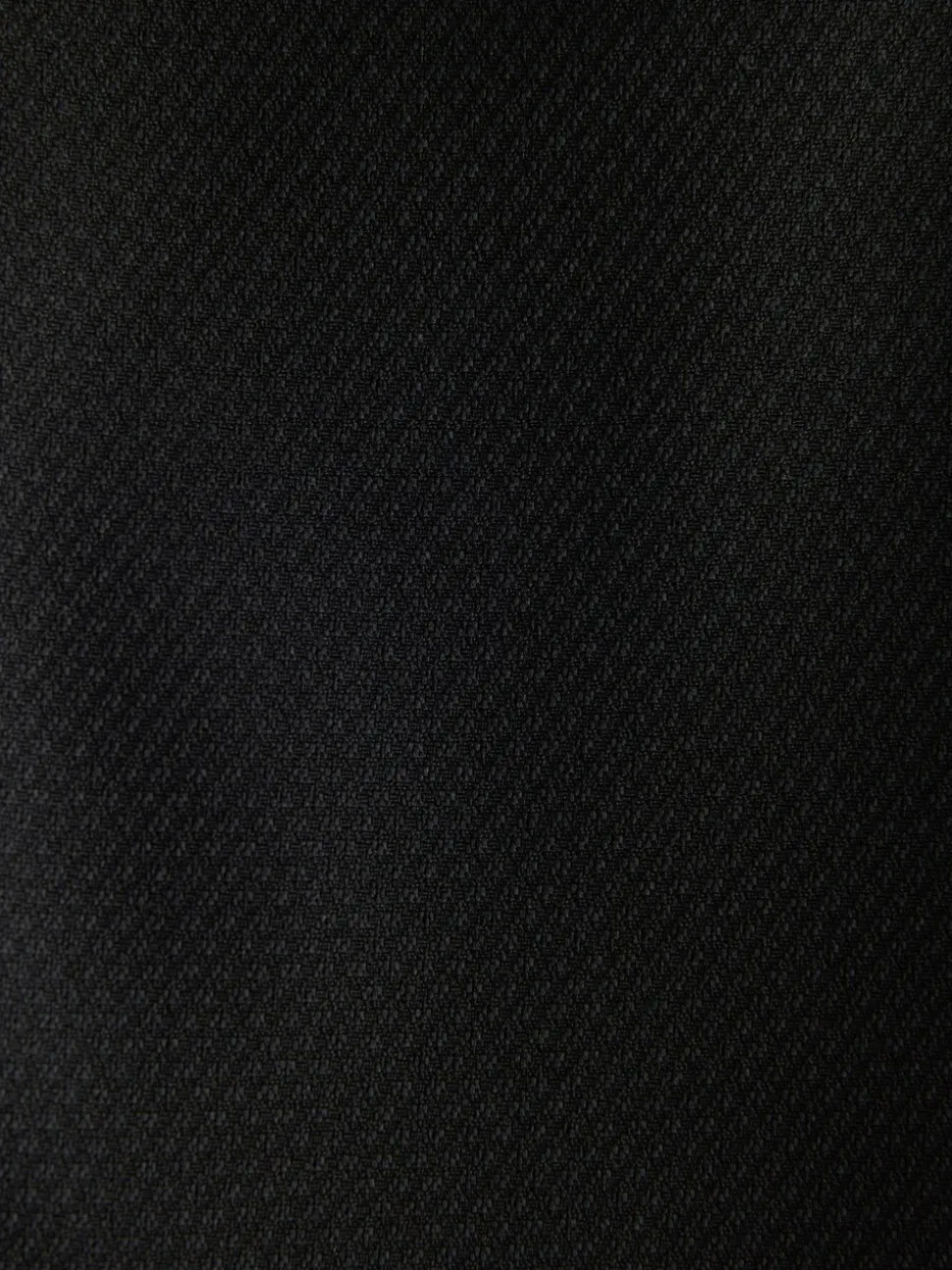 Zwart - Normale Pasvorm - Smokingpantalon met biesdetail en textuur