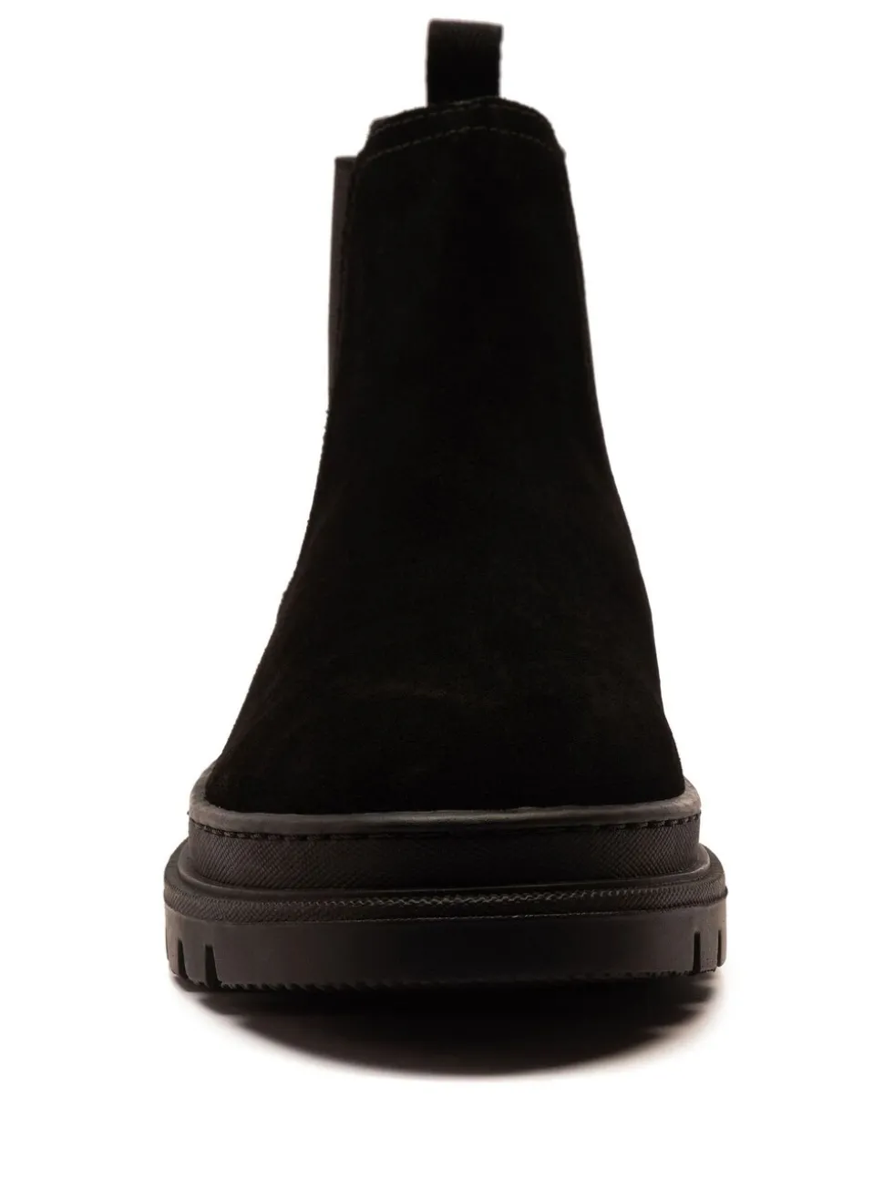 Zwart - Off The Hook Harrison Suede Leather Formal Chelsea Boots