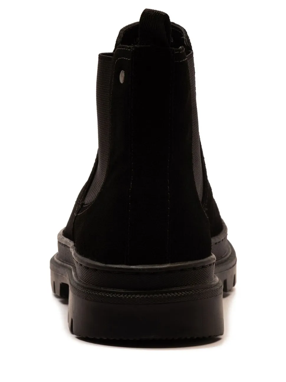 Zwart - Off The Hook Harrison Suede Leather Formal Chelsea Boots