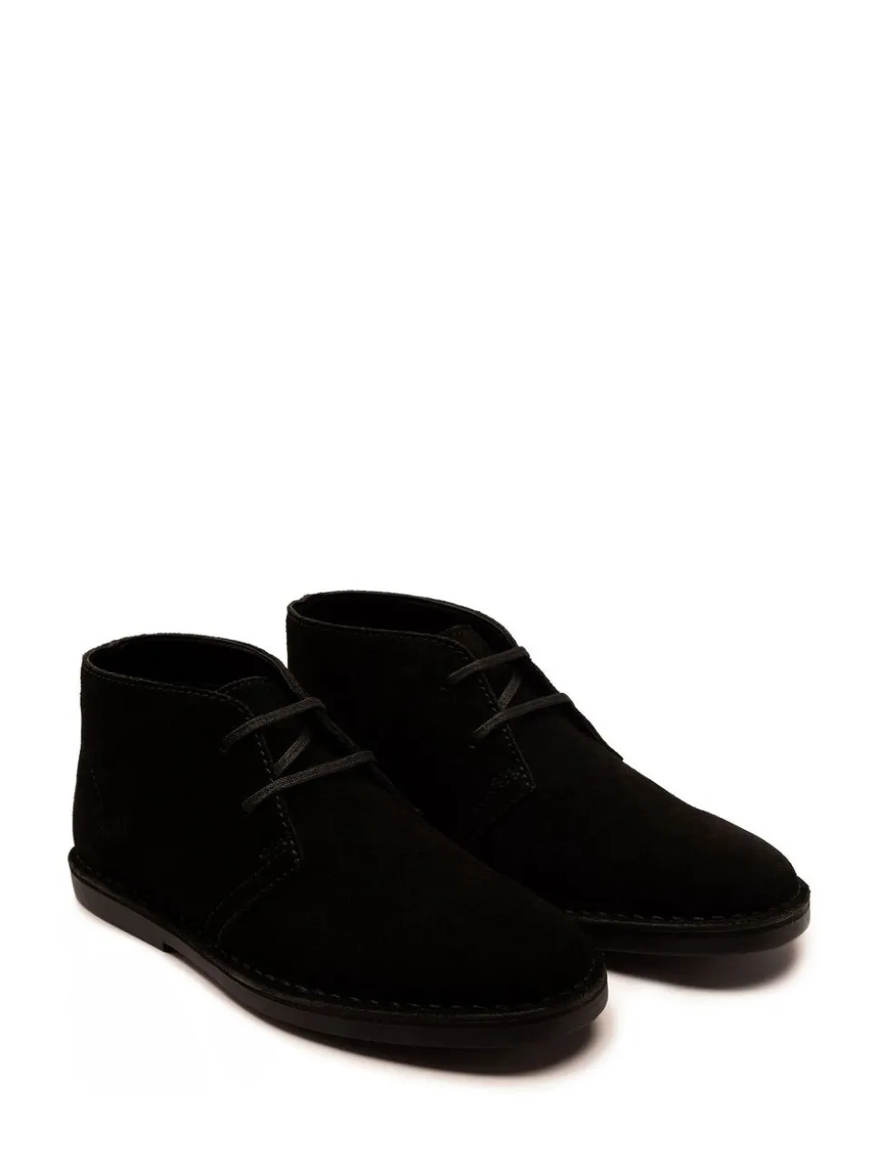 Zwart - Off The Hook Sahara suède leren Desert Chukka Vetersluiting Boots