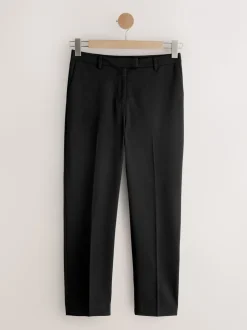 Zwart - Op maat gesneden smalle broek