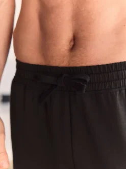 Zwart - Open - Loopback Soft Touch Cuffed Joggers