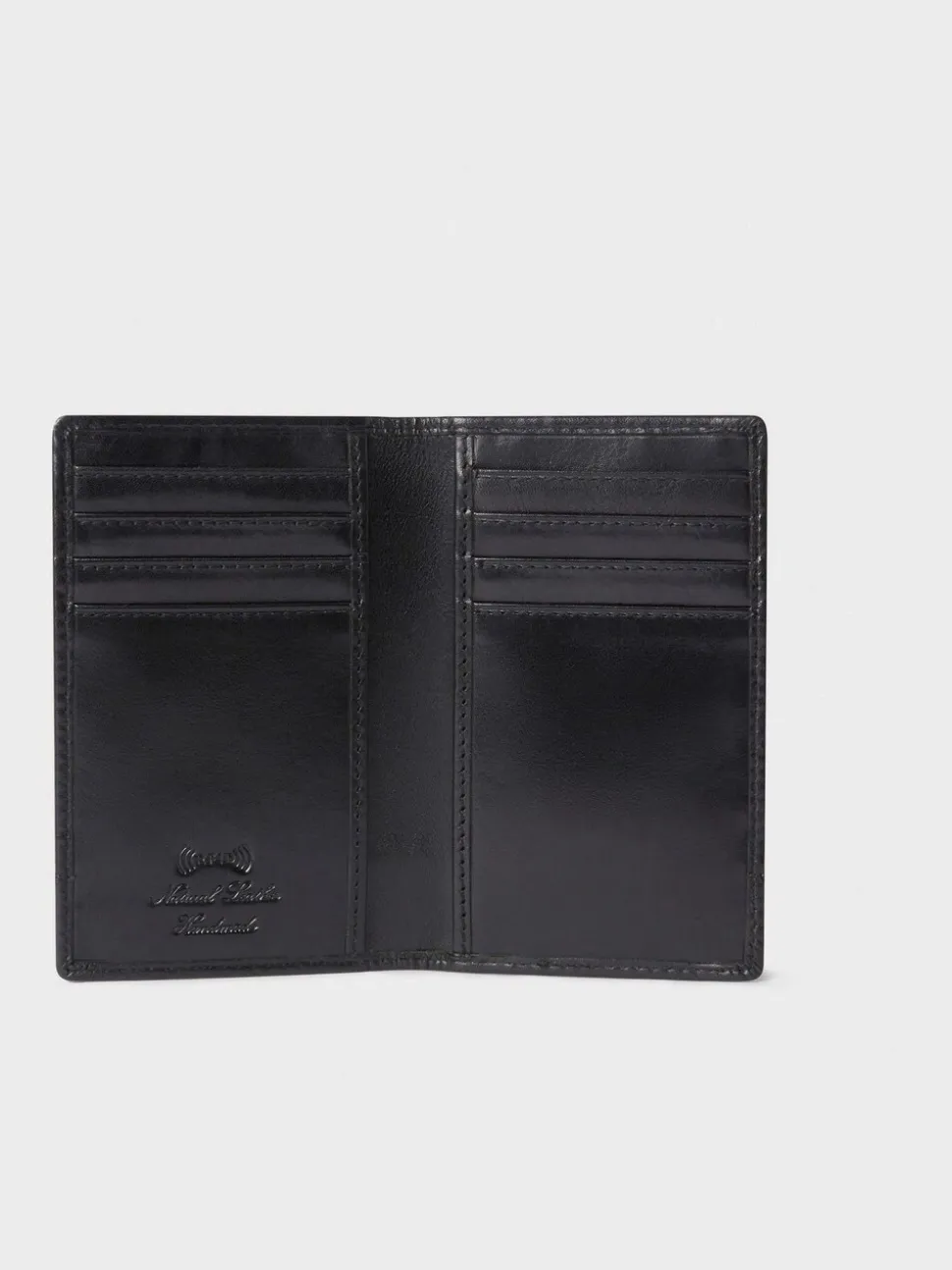 Zwart - Osprey London - Micro-leren nette portemonnee