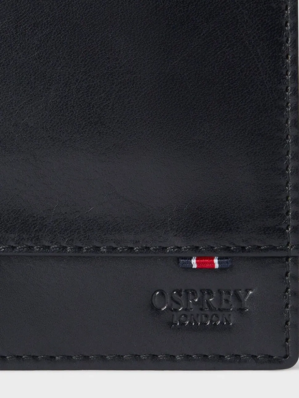 Zwart - Osprey London - Micro-leren nette portemonnee