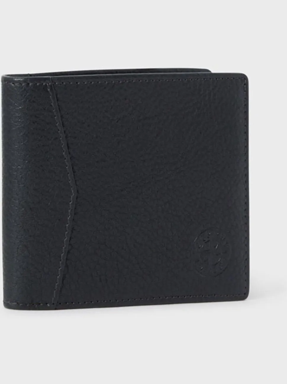 Zwart - Osprey London The Compass leren Portemonnee
