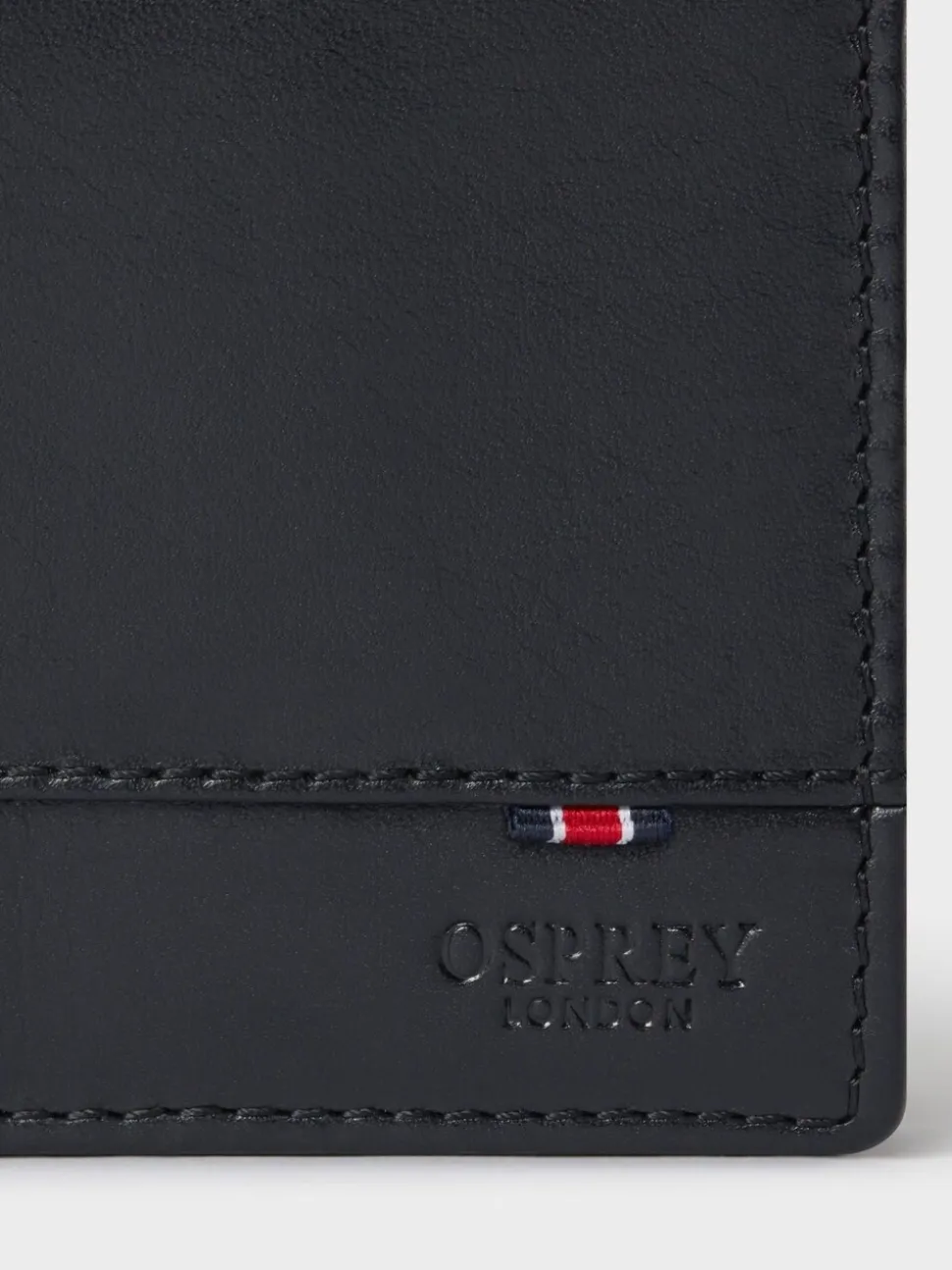 Zwart - Osprey London The London Leather Wallet with Coin Pocket