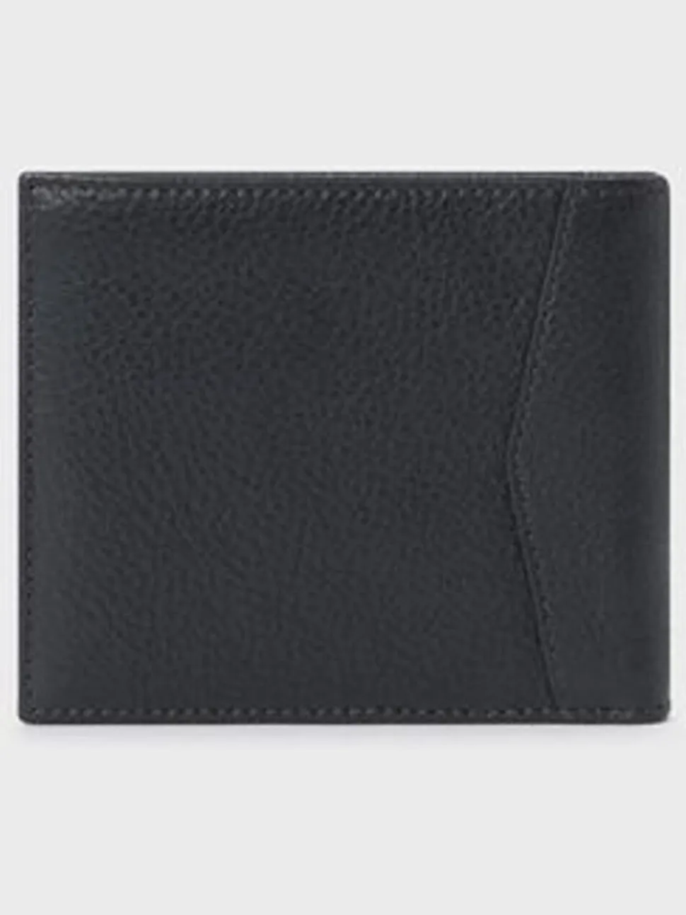 Zwart - Osprey London The Compass leren muntenportemonnee