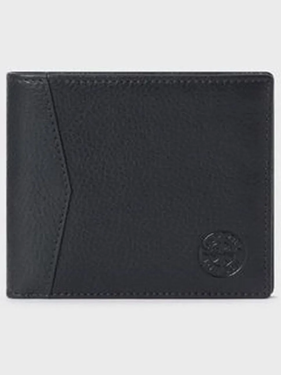 Zwart - Osprey London The Compass leren muntenportemonnee