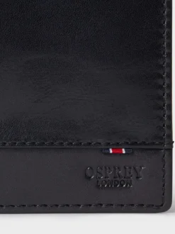 Zwart - Osprey London The London Leather Passport Cover