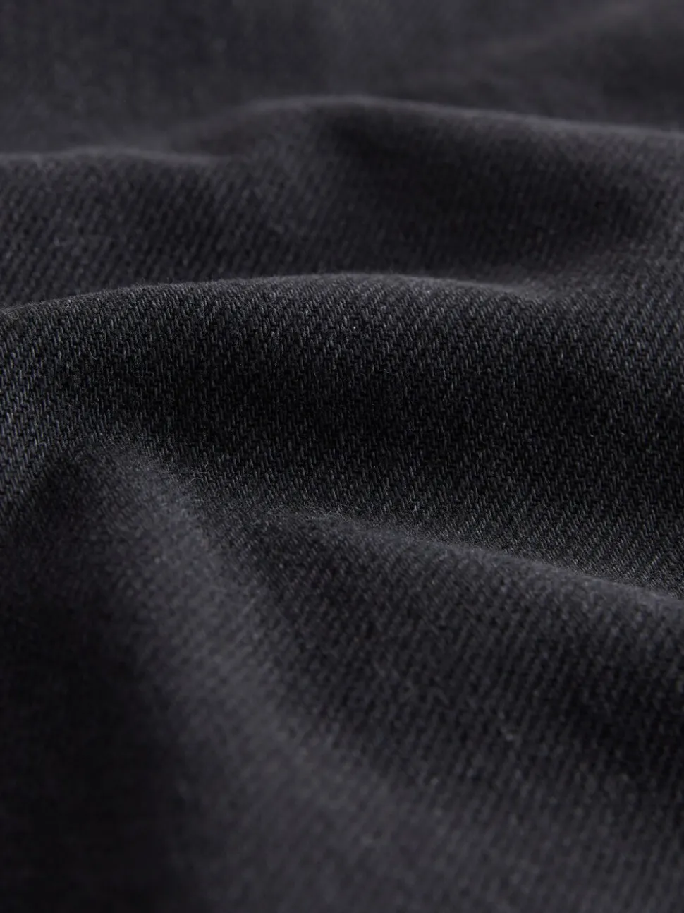 Zwart - Oversized denim overhemd