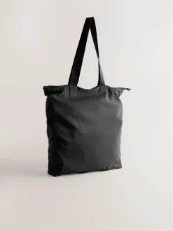 Zwart - Packable Tote Bag