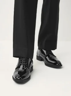 Zwart - Patent Derby Shoes